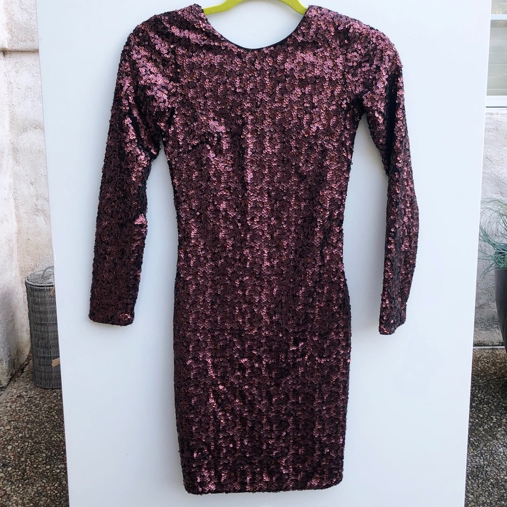 Sequin Fall/Winter Mini Dress